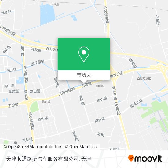 天津顺通路捷汽车服务有限公司地图