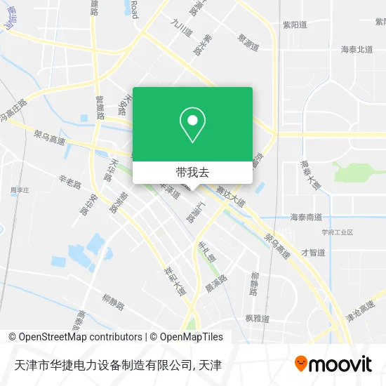 天津市华捷电力设备制造有限公司地图
