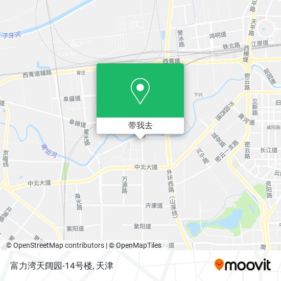 富力湾天阔园-14号楼地图