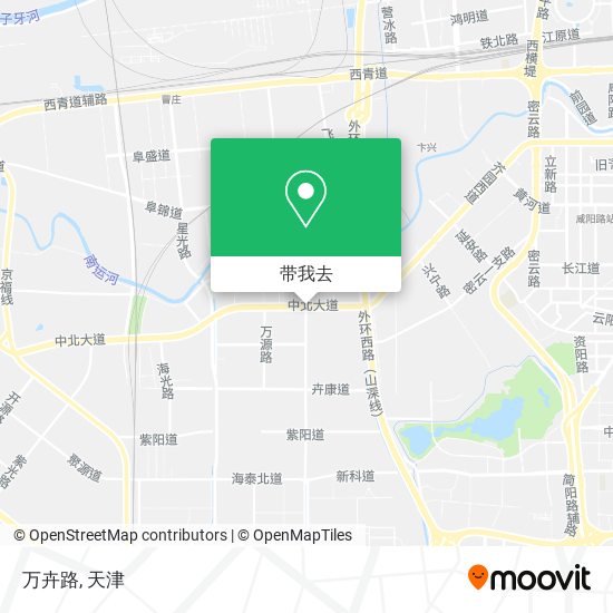 万卉路地图