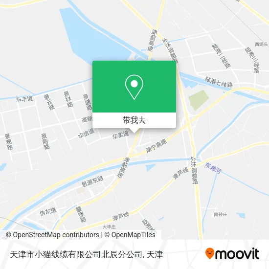 天津市小猫线缆有限公司北辰分公司地图
