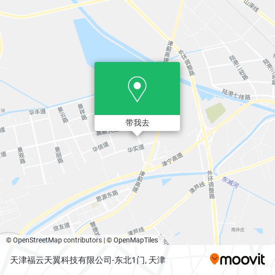 天津福云天翼科技有限公司-东北1门地图