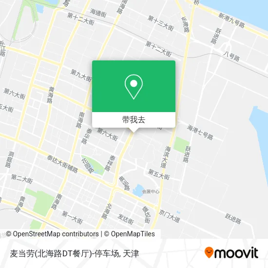 麦当劳(北海路DT餐厅)-停车场地图