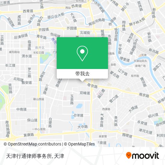 天津行通律师事务所地图