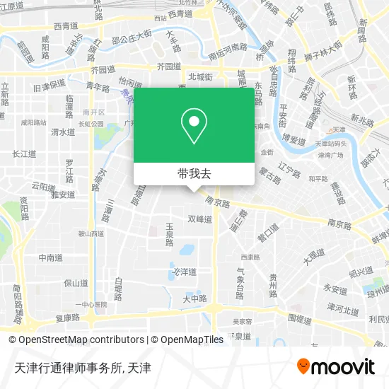 天津行通律师事务所地图