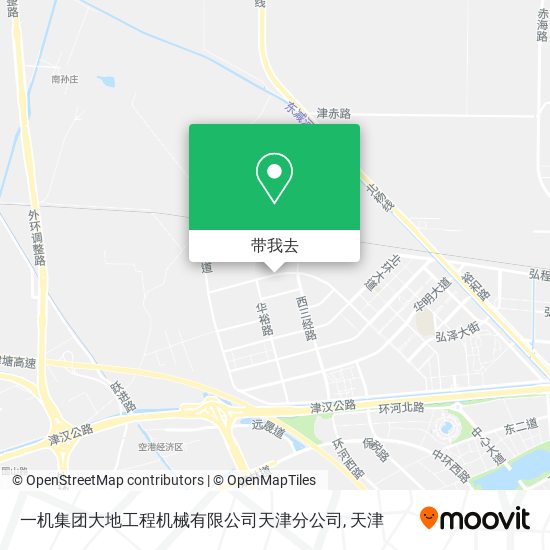 一机集团大地工程机械有限公司天津分公司地图