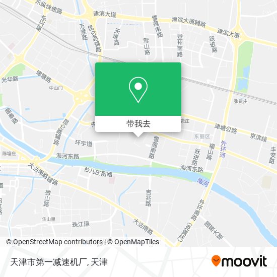 天津市第一减速机厂地图