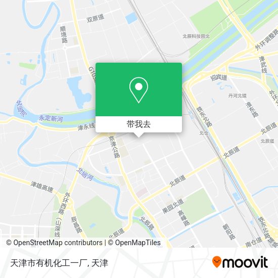 天津市有机化工一厂地图