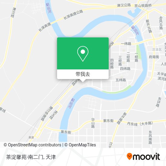 茶淀馨苑-南二门地图