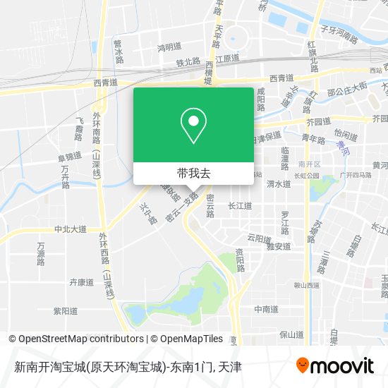 新南开淘宝城(原天环淘宝城)-东南1门地图