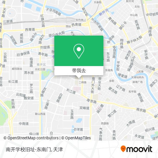 南开学校旧址-东南门地图