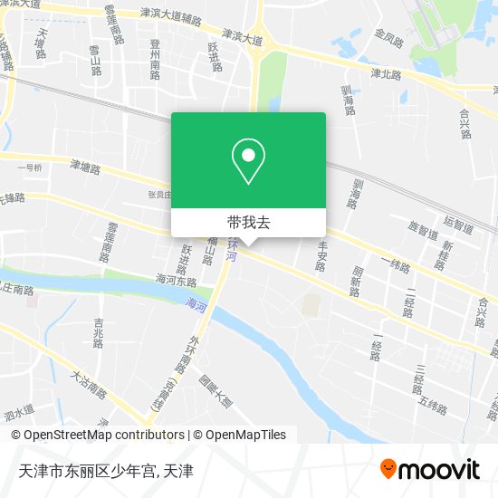 天津市东丽区少年宫地图