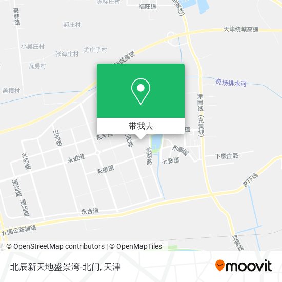 北辰新天地盛景湾-北门地图