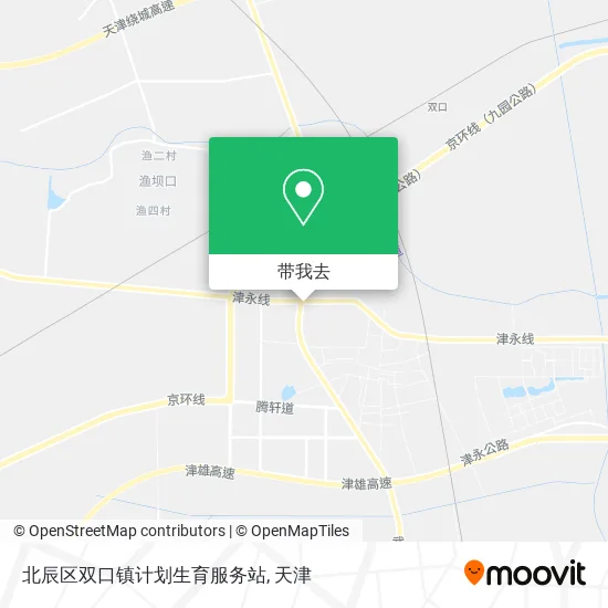 北辰区双口镇计划生育服务站地图