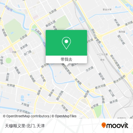 天穆顺义里-北门地图