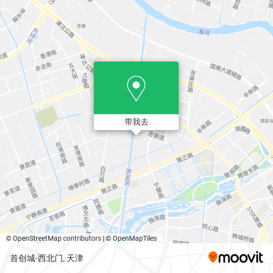 首创城-西北门地图