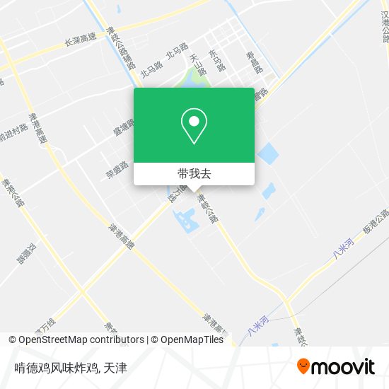 啃德鸡风味炸鸡地图