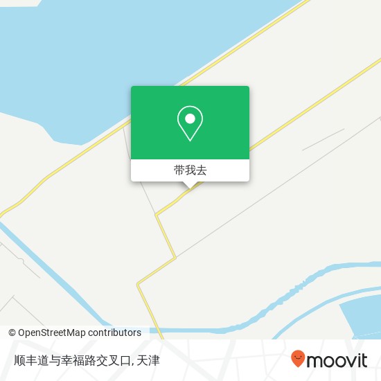 顺丰道与幸福路交叉口地图