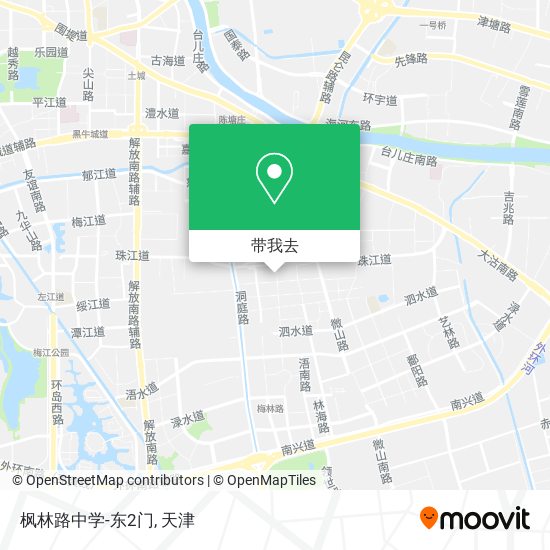 枫林路中学-东2门地图