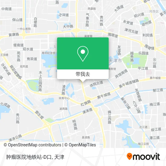 肿瘤医院地铁站-D口地图