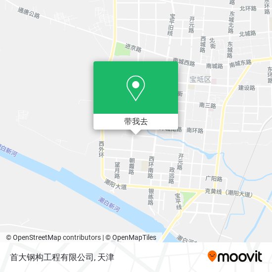 首大钢构工程有限公司地图