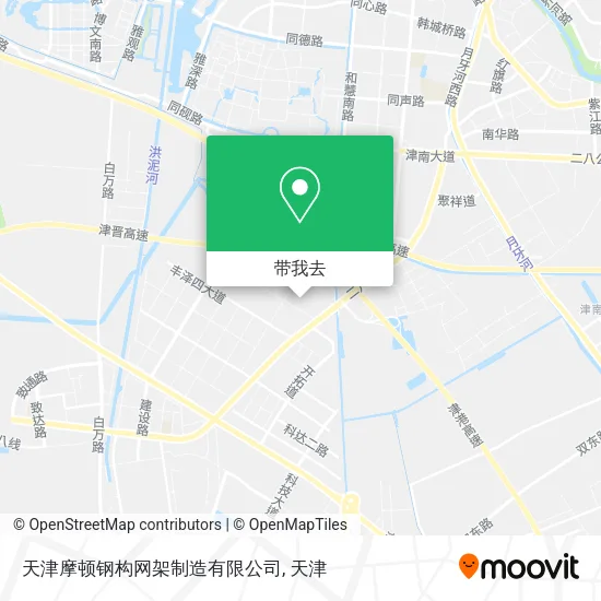 天津摩顿钢构网架制造有限公司地图