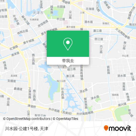 川水园-公建1号楼地图