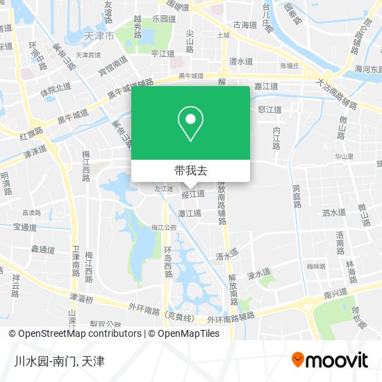 川水园-南门地图