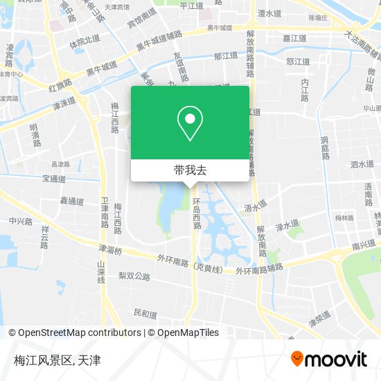 梅江风景区地图