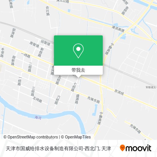 天津市国威给排水设备制造有限公司-西北门地图
