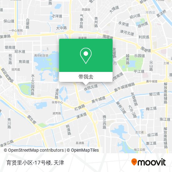 育贤里小区-17号楼地图