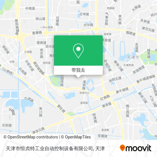 天津市恒贞特工业自动控制设备有限公司地图
