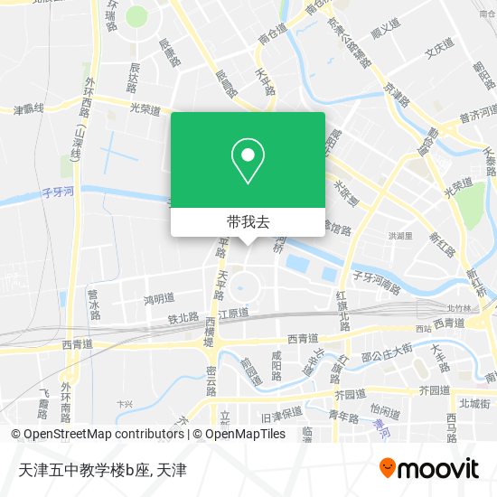 天津五中教学楼b座地图
