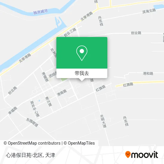 心港假日苑-北区地图