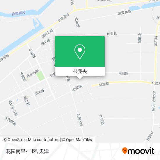 花园南里-一区地图
