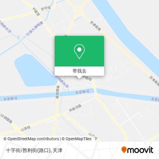 十字街/胜利街(路口)地图