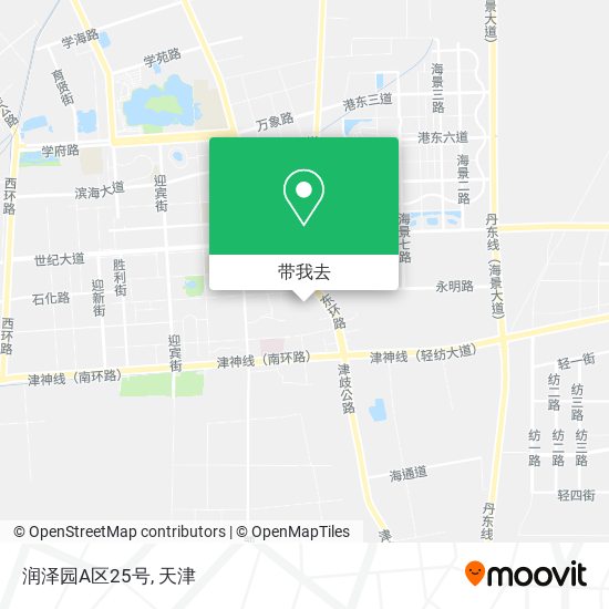 润泽园A区25号地图