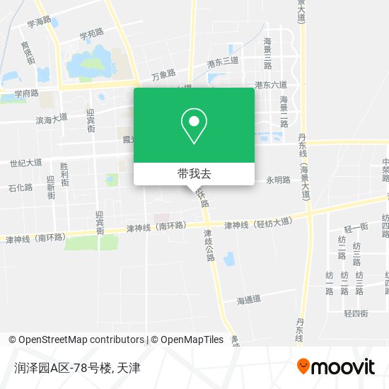 润泽园A区-78号楼地图