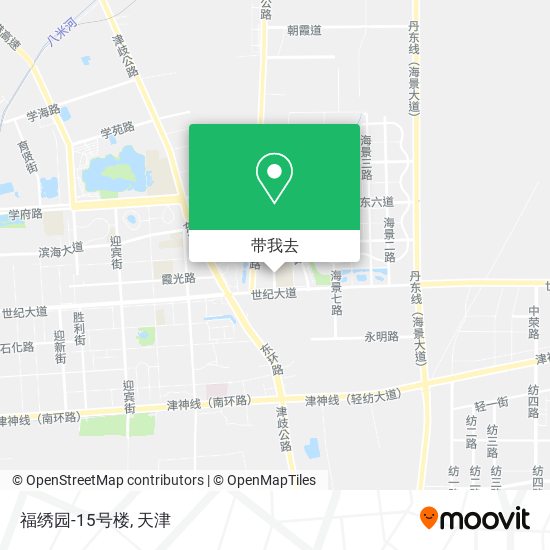 福绣园-15号楼地图