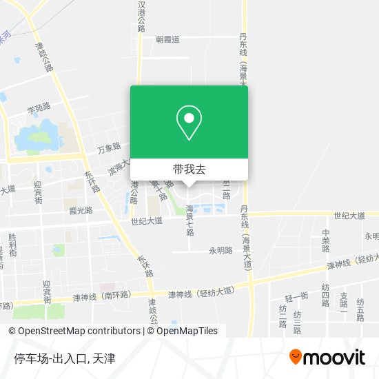 停车场-出入口地图