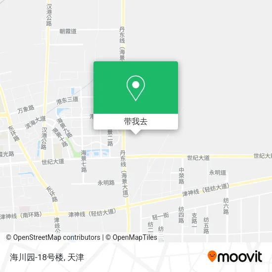 海川园-18号楼地图