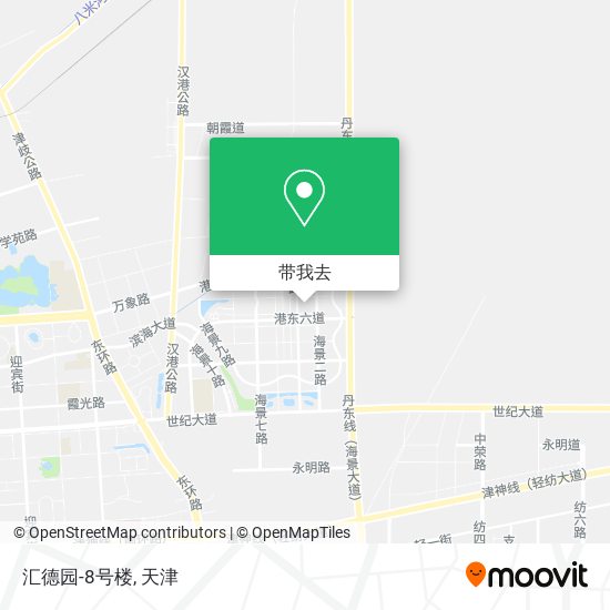 汇德园-8号楼地图