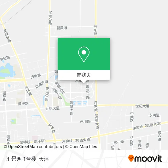 汇景园-1号楼地图
