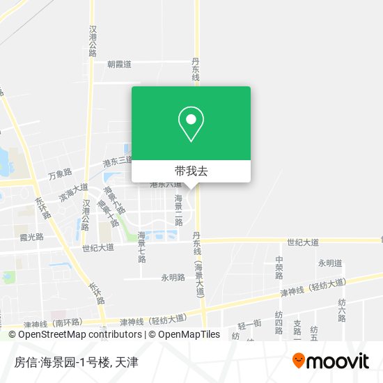 房信·海景园-1号楼地图