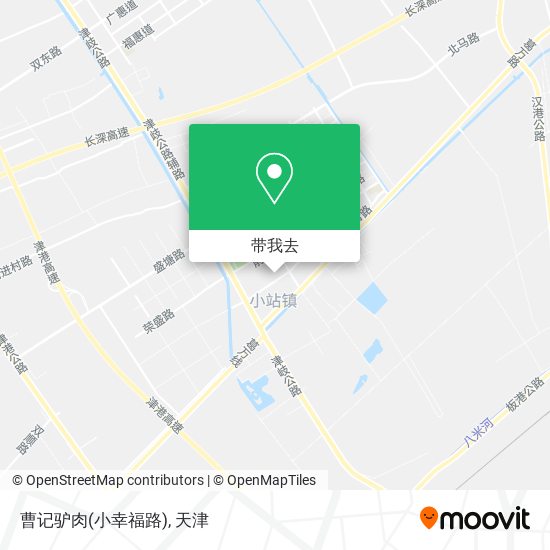 曹记驴肉(小幸福路)地图