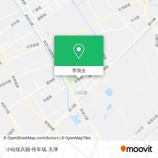 小站练兵园-停车场地图
