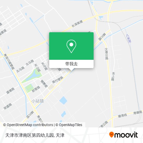 天津市津南区第四幼儿园地图