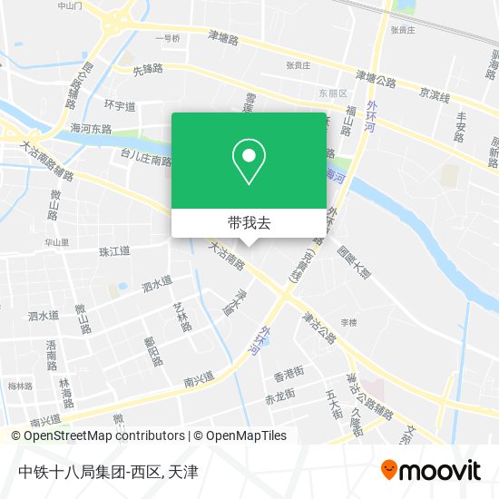 中铁十八局集团-西区地图