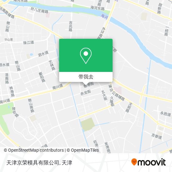 天津京荣模具有限公司地图