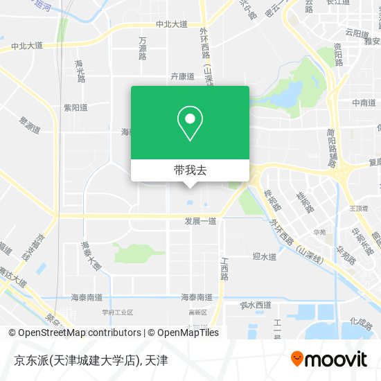 京东派(天津城建大学店)地图